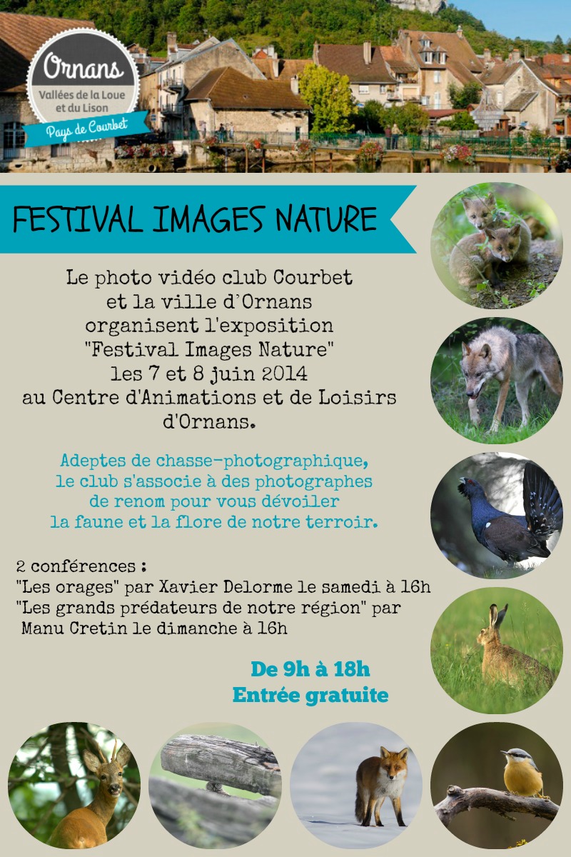 Festival Images Nature les 7 et 8 juin 2014 à Ornans