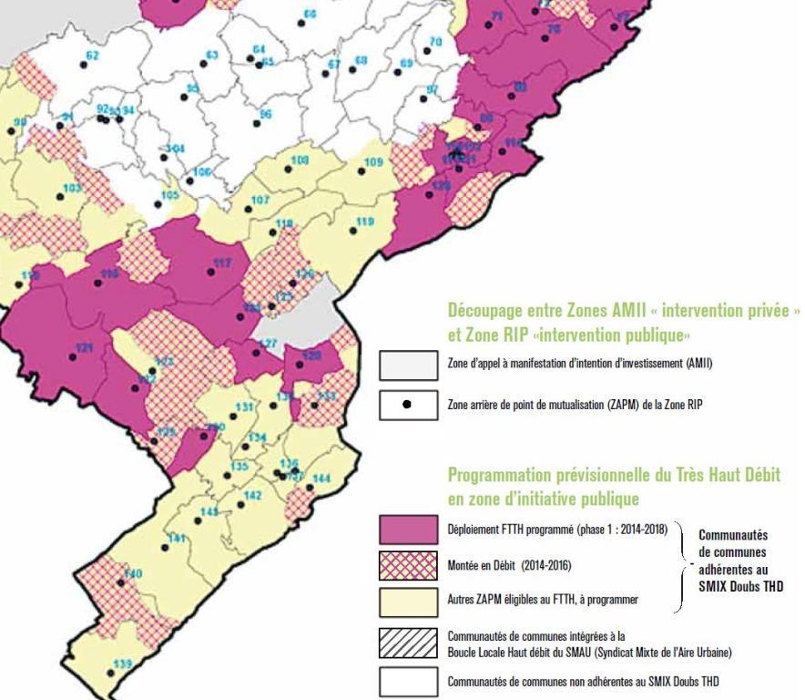 Le Très Haut Débit, un chantier majeur dans le Doubs.