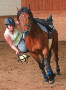 Une équipe de Horse-ball à Levier.