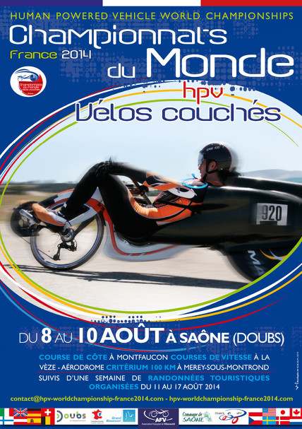 Championnats du monde de vélos couchés à Saône