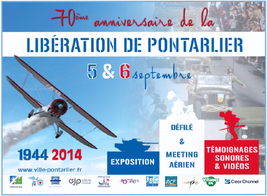 70e anniversaire de la Libération de Pontarlier les 5 et 6 septembre 2014