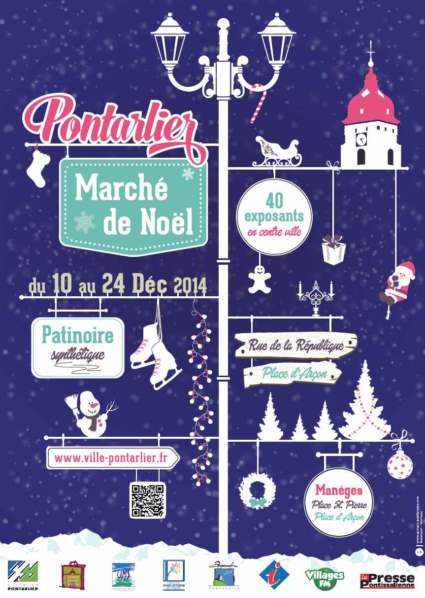 Le Marché de Noël de Pontarlier jusqu&rsquo;au 24 décembre