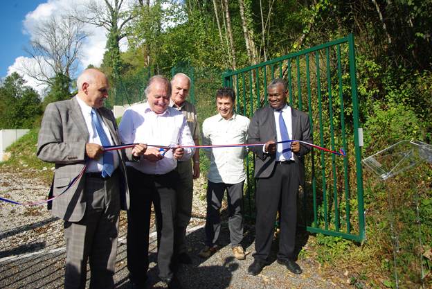 Inauguration de la station d’épuration de Nans-sous-Sainte-Anne.