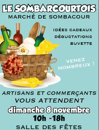 Marché artisanal dimanche 8 novembre 2015 à Sombacour !