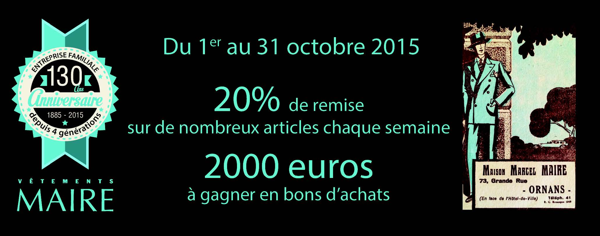 Les vêtements MAIRE fêtent 130 ans d’histoire commerçante.