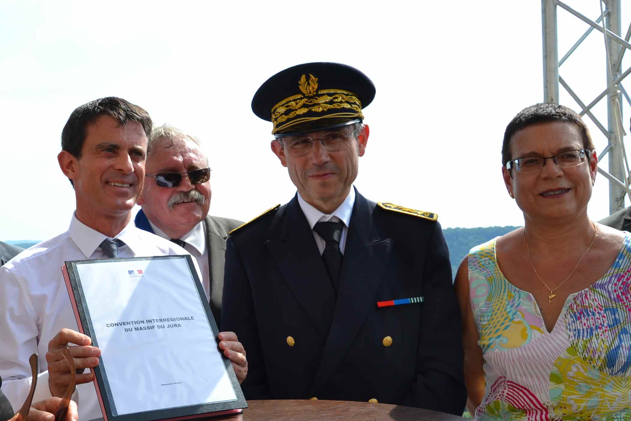 Manuel Valls à Besançon et Ornans le vendredi 3 juillet 2015.