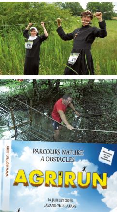 La course folle AGRIRUN le 14 juillet 2016 à Lavans-Vuillafans