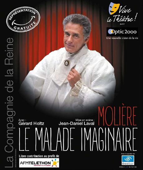 Le Malade Imaginaire avec Gérard Holtz à Lons-le Saunier le 17 juillet 2016