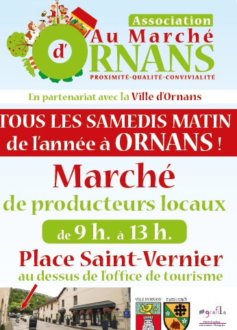 Nouveau marché de producteurs locaux à Ornans.