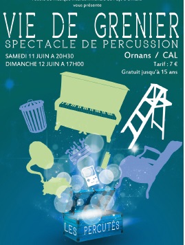 Nouveau spectacle de l’EMIPO, « Vie de Grenier » les 11 et 12 juin 2016 au CAL à Ornans