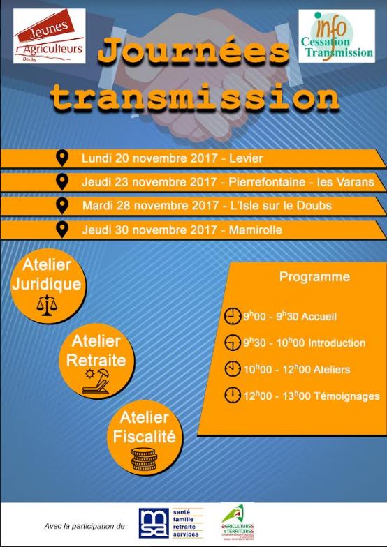 Demain je transmets.