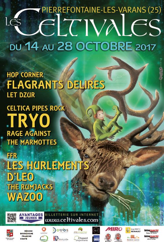 C’est parti pour les Celtivales du 14 au 28 octobre à Pierrefontaine-les-Varans !