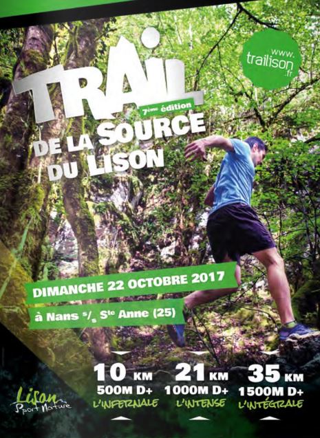 7e édition pour le Trail du Lison dimanche 22 octobre 2017