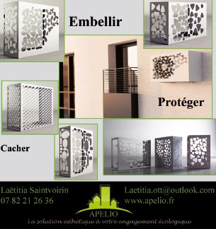 Des caches pour votre pompe à chaleur.