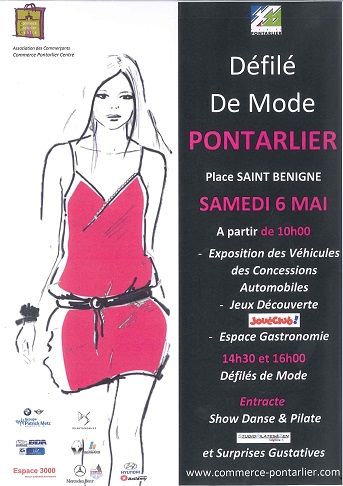 3ème défilé de mode « Champs Elysées » à Pontarlier.