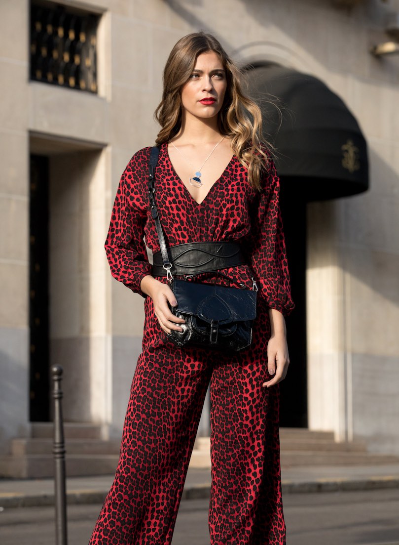 Lauralyne Demesmay, nouvelle égérie de la maison de maroquinerie Kate Lee.