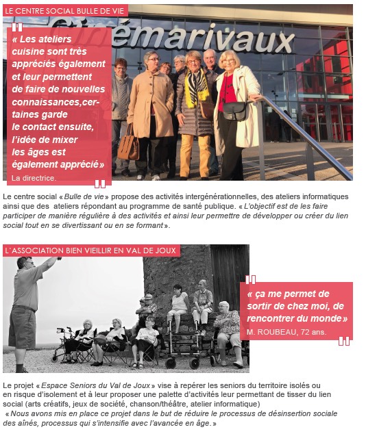 SIXIÈME ÉDITION DE L’APPEL À PROJETS LUTTER CONTRE L’ISOLEMENT SOCIAL DES PERSONNES ÂGÉES EN BOURGOGNE-FRANCHE-COMTÉ !