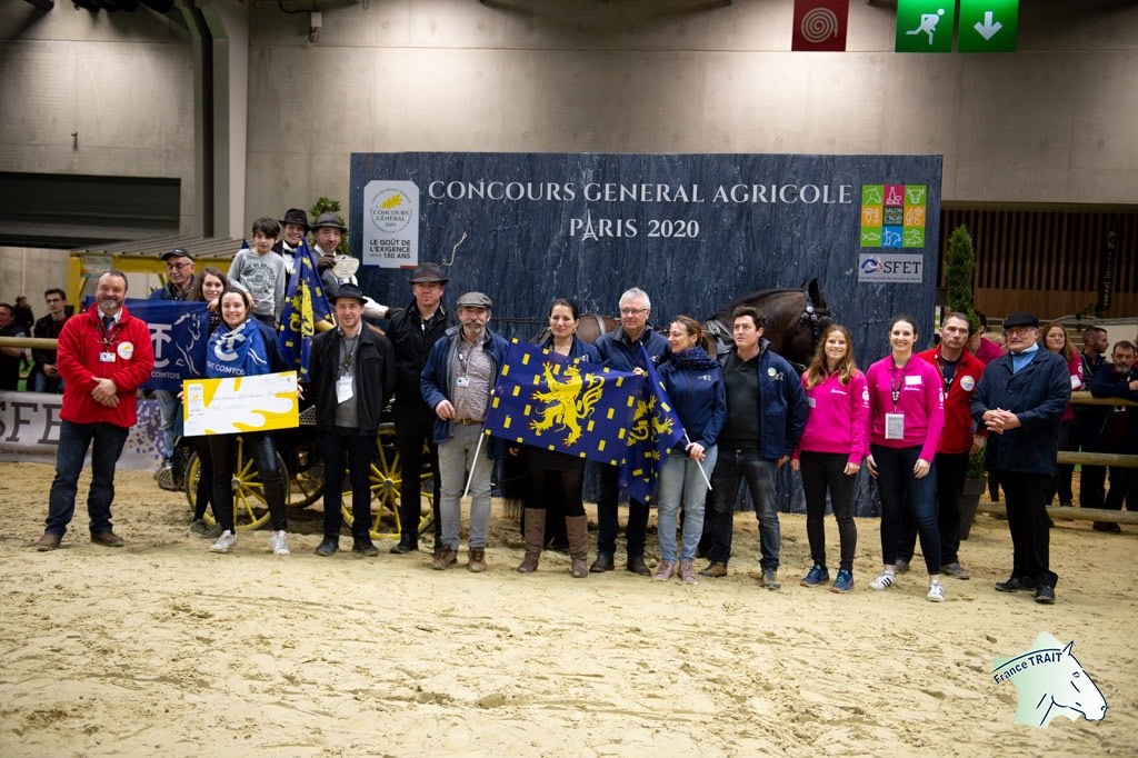 Déjà un Trophée Trait d’utilité inter-race au Salon de l’Agriculture.