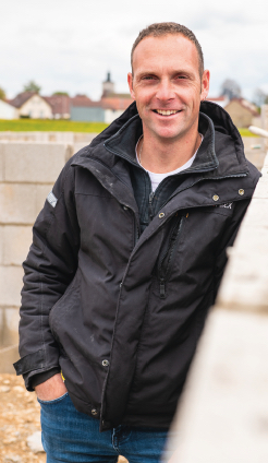 Alex Lomazzi, un entrepreneur en béton