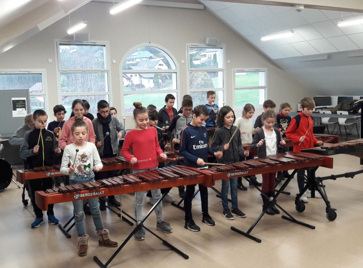 Une classe orchestre à l&rsquo;école Ste Marie d&rsquo;Ornans