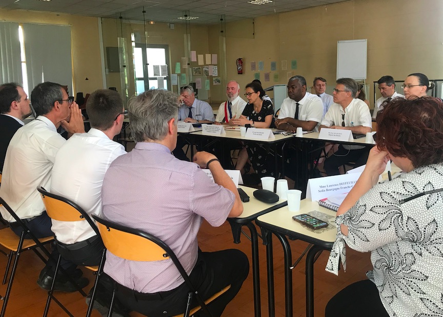 NOVILLARS : deuxième déplacement d’Emmanuelle Wargon