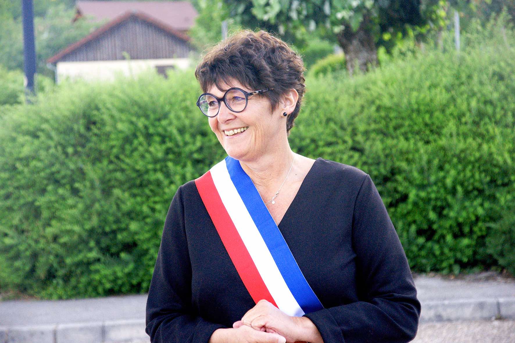 Isabelle Guillame, première femme élue maire d’Ornans.