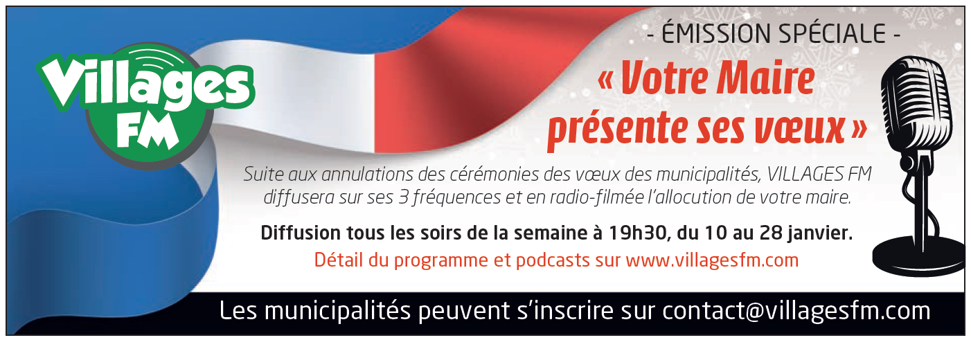 « VOTRE MAIRE PRÉSENTE SES VOEUX » : LE VILLAGE DE FERTANS.