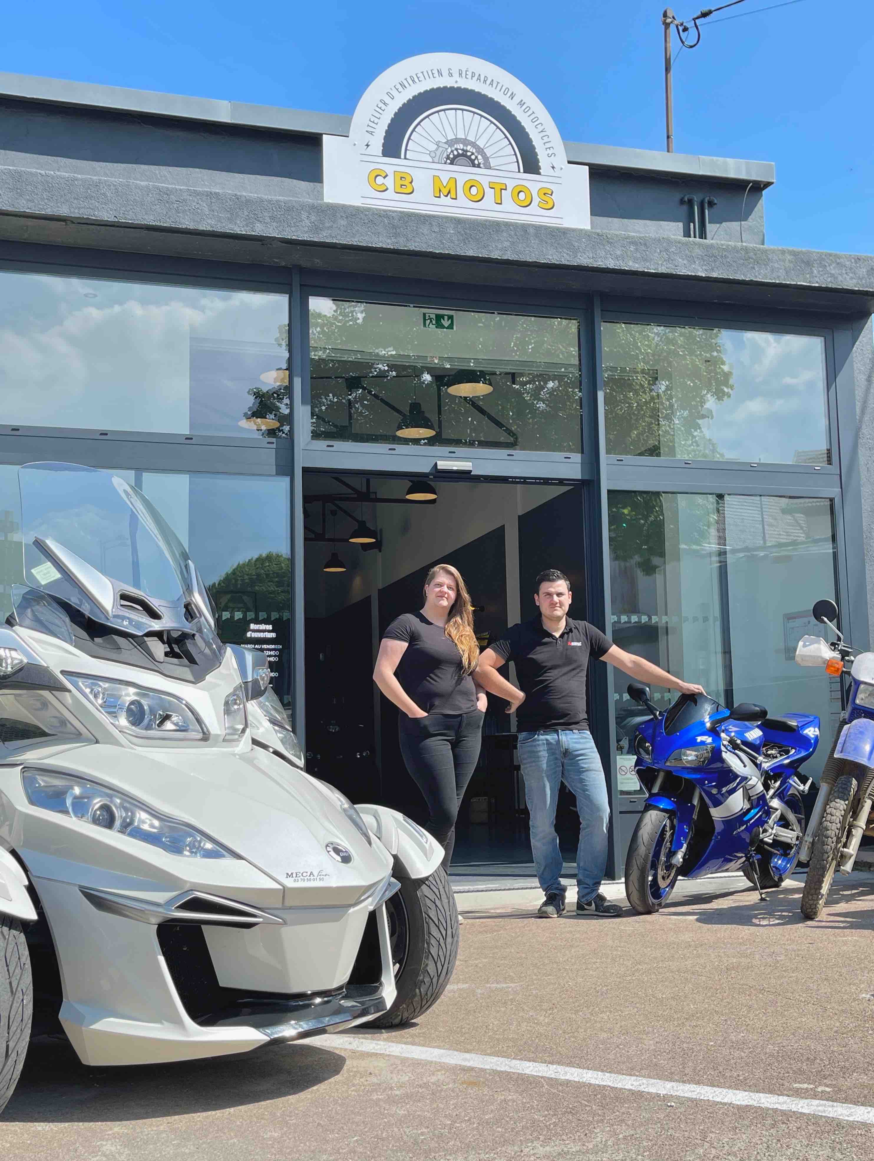 CB MOTOS ouvre à Amancey.