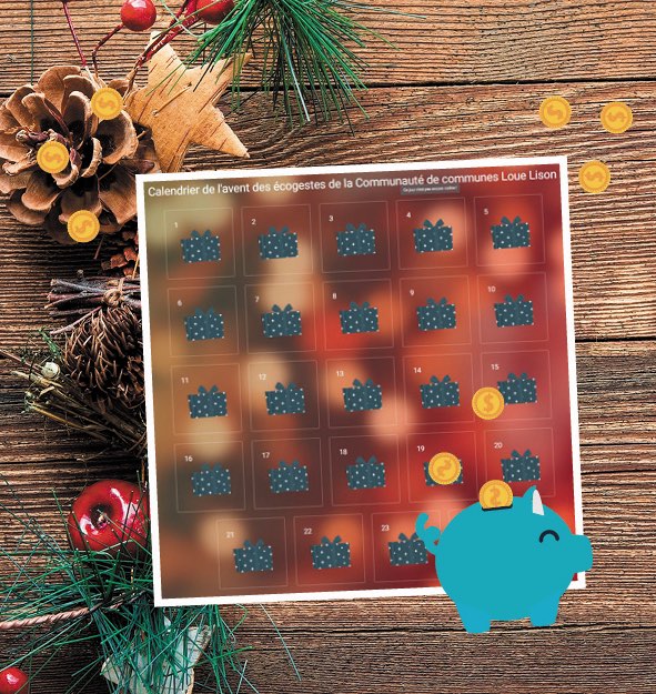 Un calendrier des écogestes et économies d’énergie.