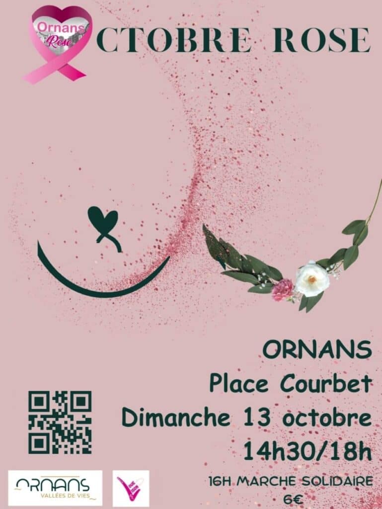 Octobre Rose c’est ce dimanche 13 octobre à Ornans