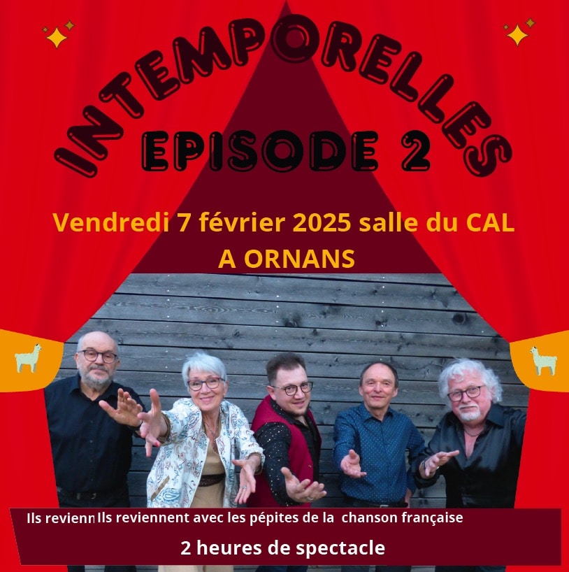 Intemporelles Episode 2, vendredi 7 février à Ornans