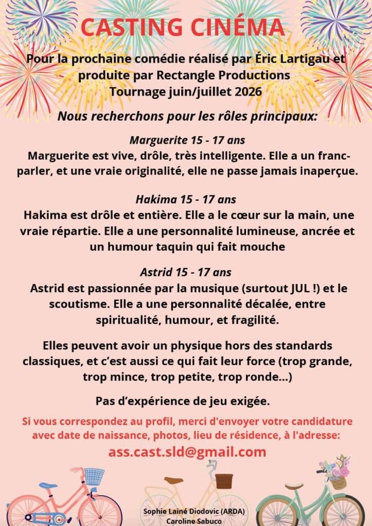 Casting pour le prochain long-métrage d’Éric Lartigau : Les Petites Reines