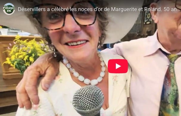 Déservillers a célébré les noces d’or de Marguerite et Roland. 50 ans… jour pour jour.