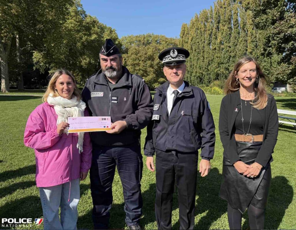 La Police nationale du Doubs se mobilise pour Octobre Rose avec une randonnée solidaire