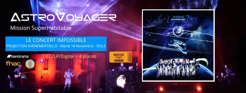 Ce mardi 18 novembre, AstroVoyager au nouveau cinéma de Dole