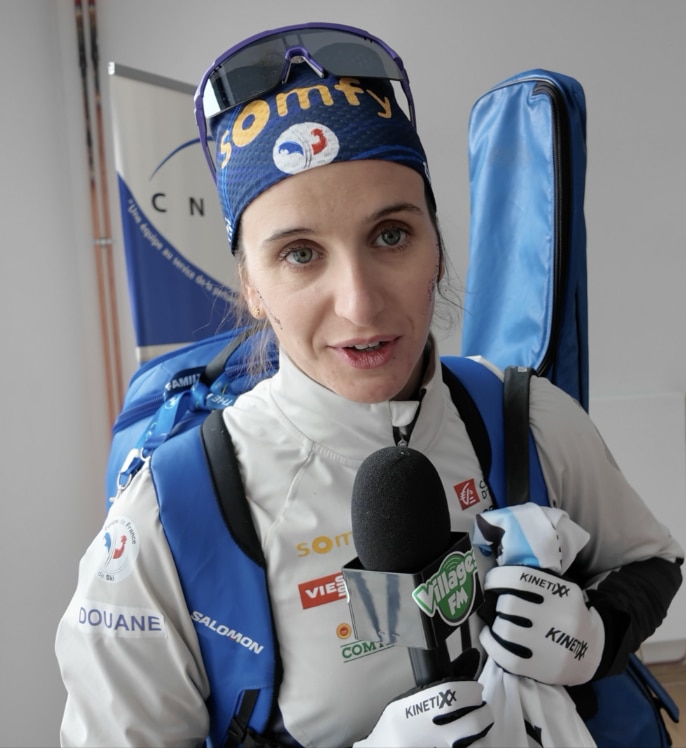 Un week-end de biathlon avec nos championnes à Prémanon