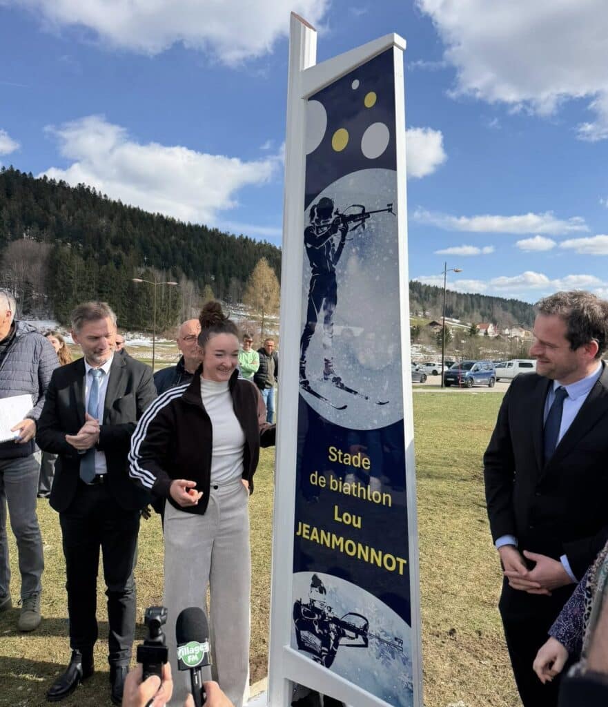 Le « Stade de biathlon Lou Jeanmonnot » a été inauguré ce vendredi 3 avril