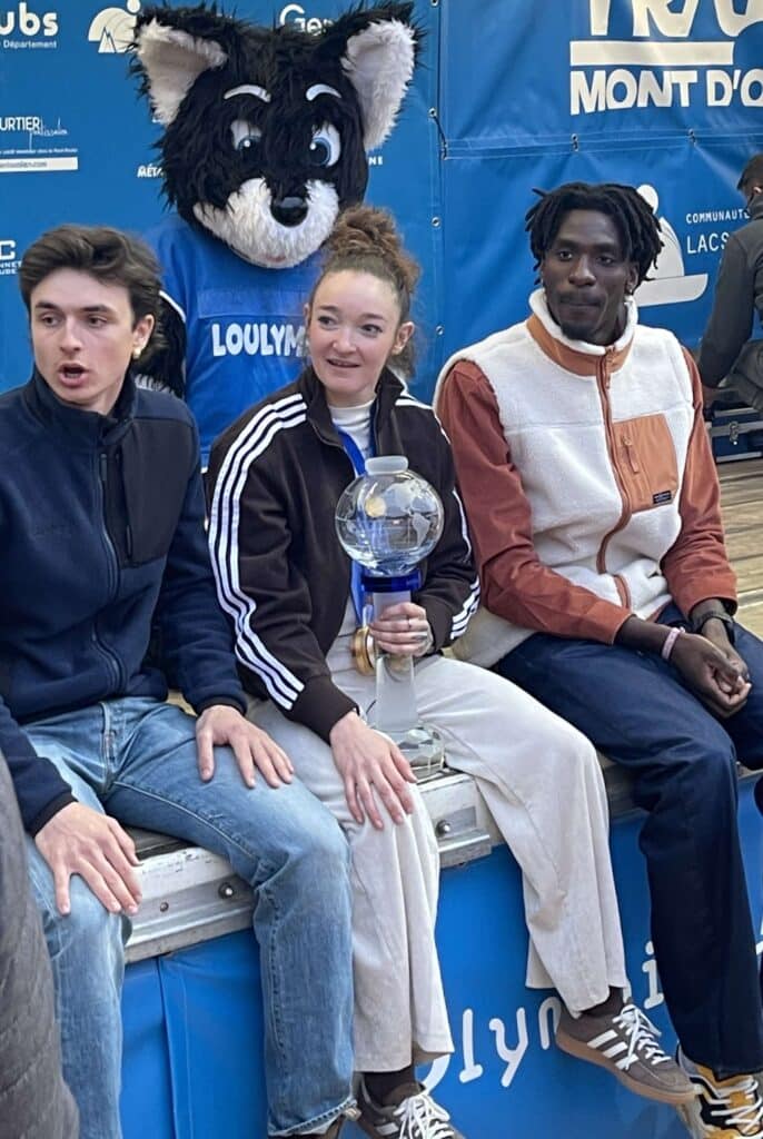 Interviews des champions, Lou Jeanmonnot, Marco Heinis et Stevenson Savart