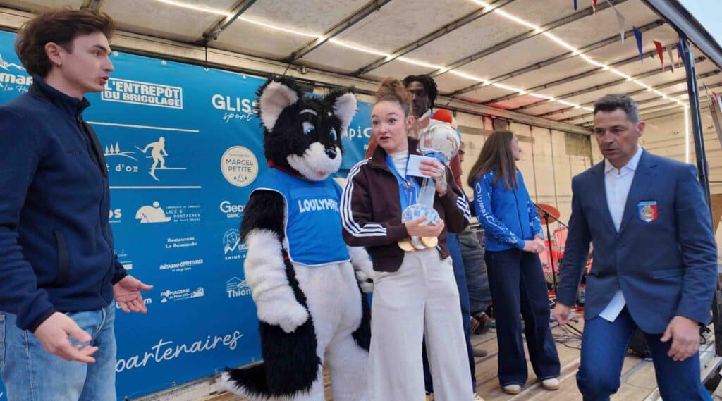 Interviews des champions, Lou Jeanmonnot, Marco Heinis et Stevenson Savart