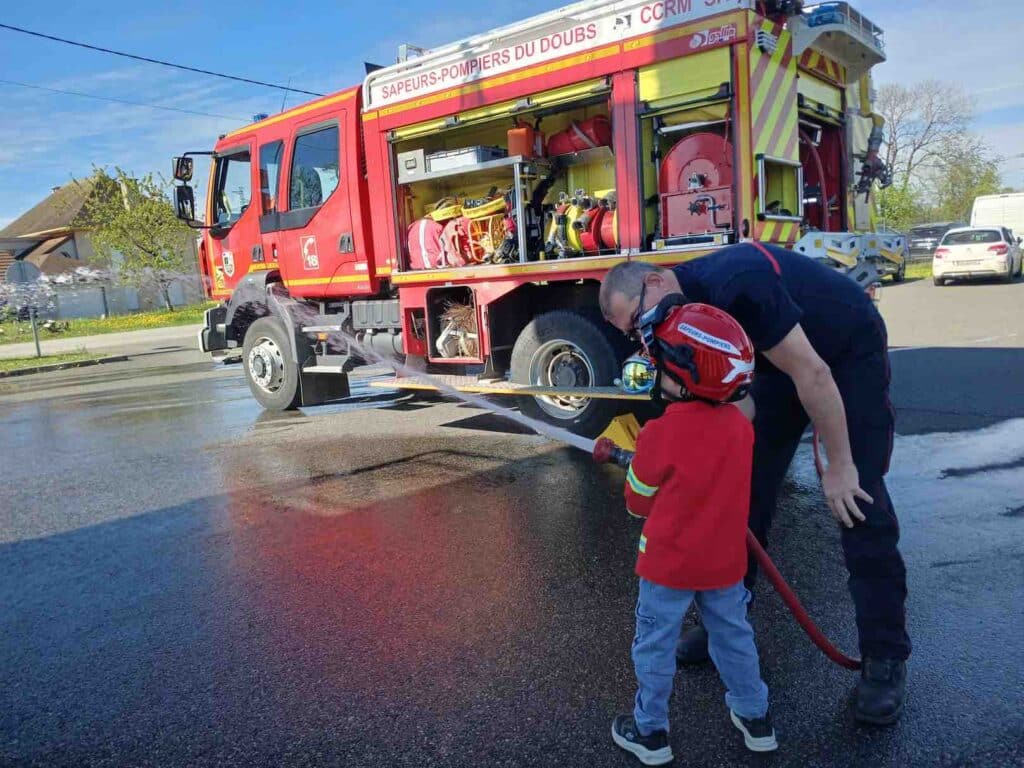 Les ateliers en famille à la découverte des pompiers d&rsquo;Amancey