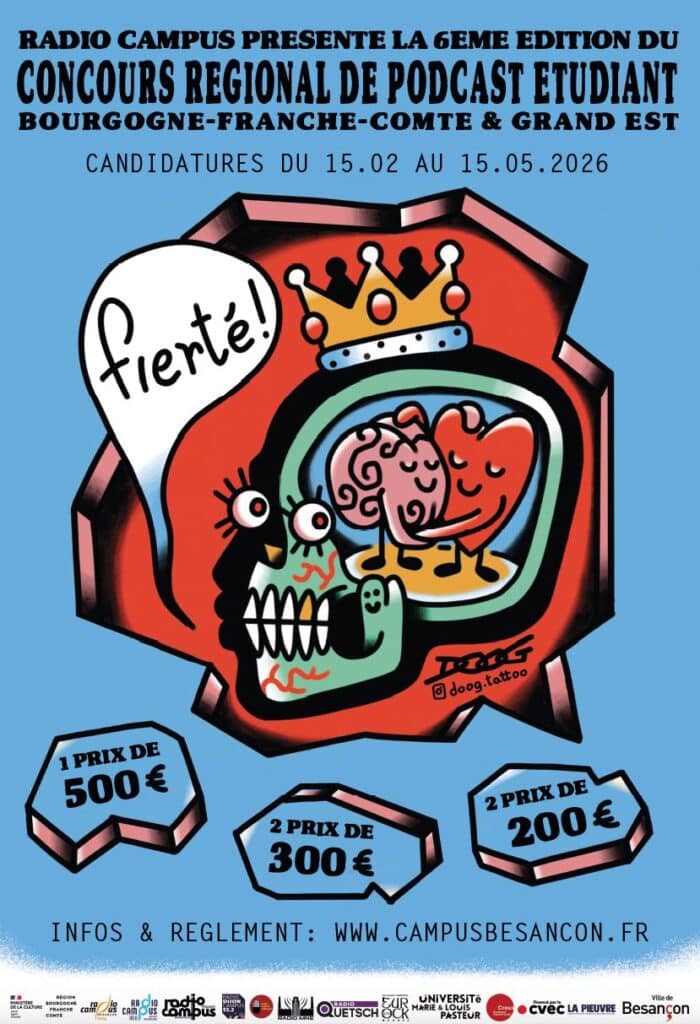 Le Concours régional du podcast étudiant revient pour une 6ème édition