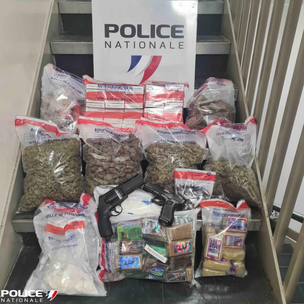 Besançon : plus de 22 kilos de stupéfiants saisis lors d’un coup de filet à Planoise