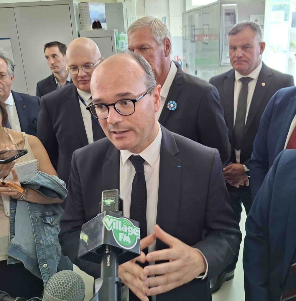 Déplacement du ministre délégué chargé de l’Industrie à Pontarlier