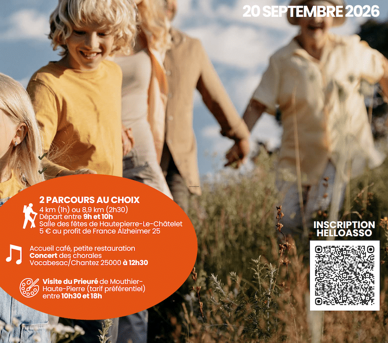 Journée mondiale Alzheimer dans le Doubs, ce dimanche 20 septembre