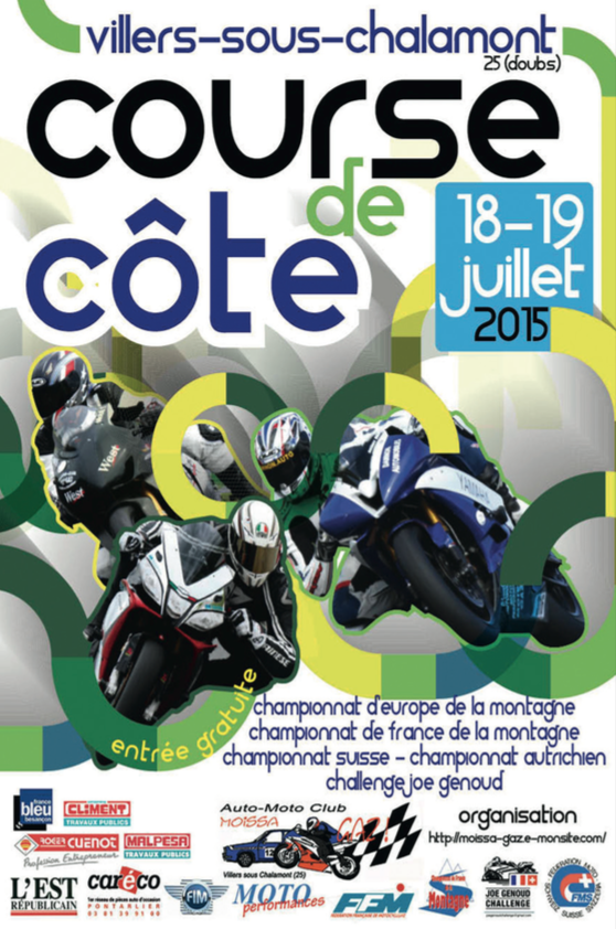 18e course de côte à Villers-sous-Chalamont, 18 et 19 juillet 2015