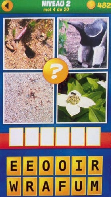 4 images, 1 mot