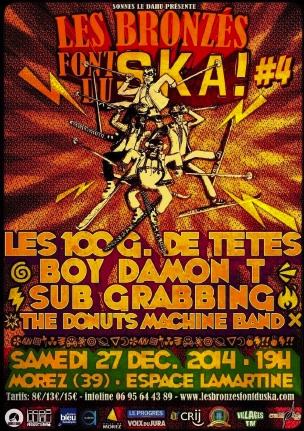 Festival « Les Bronzés font du Ska ! #4 », le 27 décembre à Morez