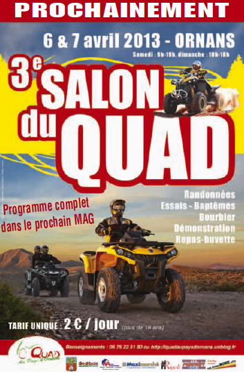 3e salon du quad.
