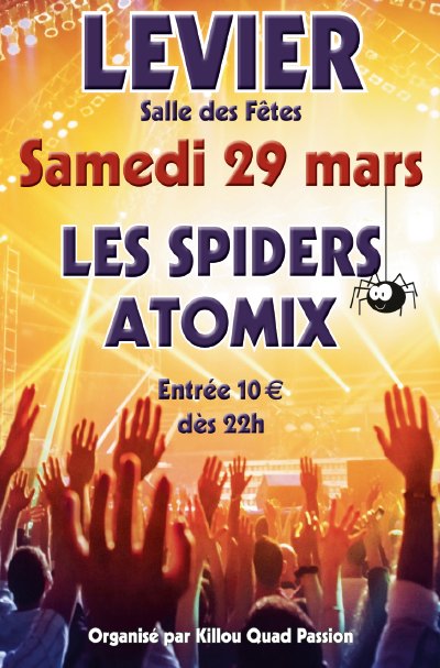 L&rsquo;association Killou Quad Passion organise un grand bal à Levier le 29 mars 2014