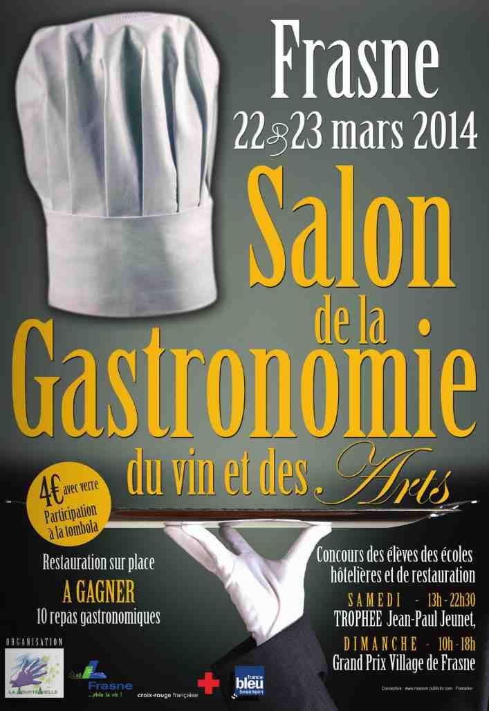 Un grand rendez-vous à Frasne les 22 et dimanche 23 mars 2014